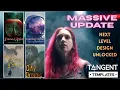 Tangent Templates MASSIVE UPDATE freebies Typography fonts gradients covers coloring books