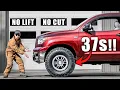 How To ACTUALLY Fit Big Tires 37s on BONE STOCK Tundra Cutting