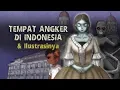 Lagu Tempat Angker di Indonesia \u0026 Ilustrasinya | Lawang Sewu, Cerita Misteri, Kartun hantu #horortime