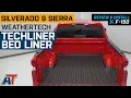 2019-2021 Silverado Sierra 1500 Weathertech TechLiner Bed Liner Black Review Install