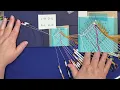 Lagu Lou Woo - A Lace Rosarium Torchon Lacemaking  Bobbin Bookmark Starting Pins and Gimp Thread Tutorial