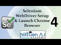 Selenium Tutorials for Beginners 4 How to setup Selenium Webdriver how to launch chrome browser