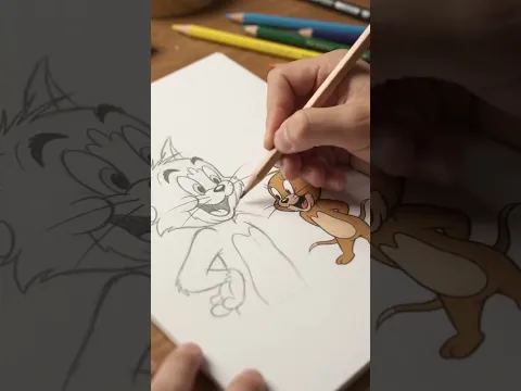 Draw Tom and Jerry