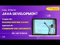 Chapter Reading Runtime Values Command Line Arguments Full Stack Java Development