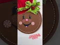 DIY Gingerbread man wall decor
