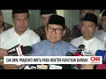 Cak Imin: Prabowo Minta Para Menteri Rapatkan Barisan