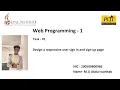 Web Project Task 01 1st Year Semester 01 Java Institute