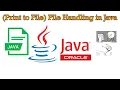 Java Programming Tutorial TAGALOG VERSION - Print Basic File Handling in Java