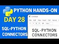 Python - SQL Connectors In Telugu