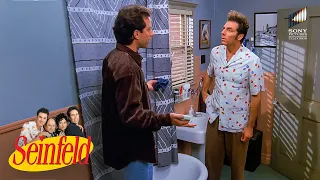 Jerry Gives Kramer Shower Tips | Seinfeld