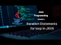 for loop in Java 9
