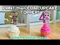 How to Make Cupcake Toppers with Cricut Beginner-Friendly Tutorial