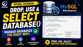 Dropping Using Databases in MySQL