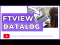 FTVIEW DATALOG - Factorytalk View SE Data log