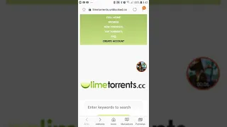 Visitando LimeTorrents Pagina Pirata