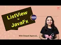 ListView in JavaFx How to Add Data to a List using JavaFx Desktop App JavaFx GUI Hindi