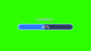 Loading Bar 3 Green Screen Chroma Key 