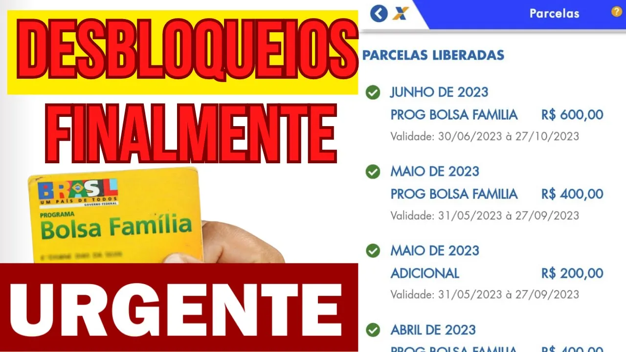 ???? URGENTE!!! GOVERNO COMEÇA DESBLOQUEAR BOLSA FAMÍLIA