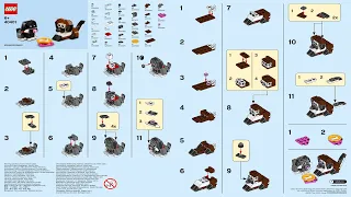 LEGO instructions - Monthly Mini Model Build - 40401 - Dog and Cat Friendship Day (07-2020)