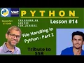 Become a Python Expert File Handling in Python - 2 Lesson Coding Blocks Junior Hindi