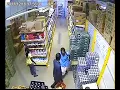 Impressive technique to Steal a carton of beer in Supermarket