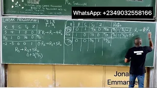 Simplex Method of Solving Linear Programming
