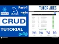 Full-Stack CRUD App with Node js MySQL React Express Axios React Query Part - 1 Tamil
