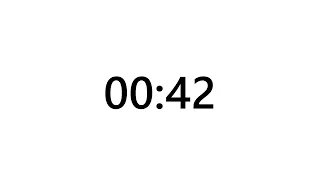 Timer for 42 seconds