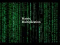 Math for Machine Learning 6 Matrix Multiplication on Data