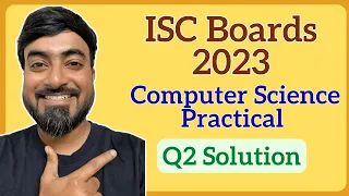 ISC Class 12 Computer Science 2023 Boards Practical Q2 - Print Mirror Matrix