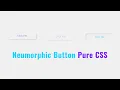 How To Create Neumorphic Button With HTML CSS Soft UI Button 2021