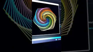 Draw Rainbow Benzene - Using Python turtle