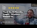 Thank You McMinnville Oregon - Volunteers Stepped Up The Jason Wydro Show Ep 93