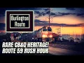 Evening Rush Hour at Route 59 Metra Amtrak CB Q Heritage Unit Drone Action