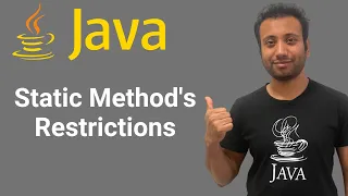 Java Bangla Tutorials 111 static method s restrictions