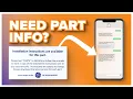 How to download GE Appliance Parts Instruction Sheets Service Documents