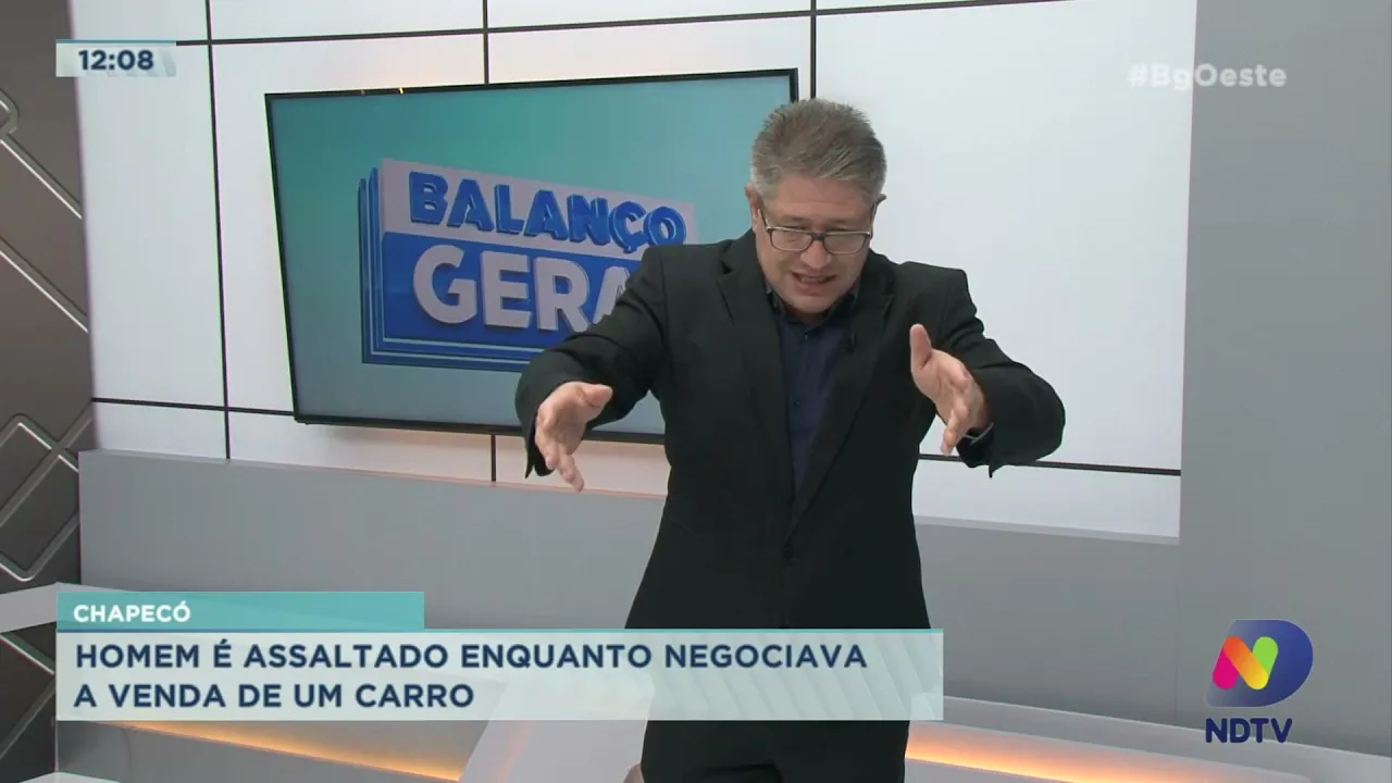 Chapecó: homem é assaltado enquanto negociava a venda de um carro
