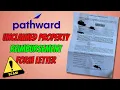 Pathward Unclaimed Property Reimbursement Form Letter Legit Or Scam