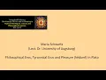 Maria Schwartz - Philosophical Eros Tyrannical Eros and Pleasure hedone in Plato