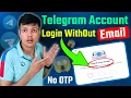 How To Fix Telegram Login With Email Problem How To Login Telegram Account Without Email Code
