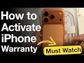 How to Activate iPhone Warranty How to Check Apple Care Warranty and Activate Warranty on iPhone