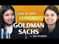 How she got placed at Goldman Sachs as a Software Engineer Intern ECE student