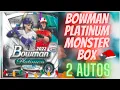 2022 Bowman Platinum Box 2 Autos Per Box Good Rookie Checklist