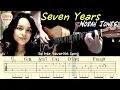 💗Seven Years(Lyrics) -Norah Jones💗Acoustic Fingerstyle Guitar Tutorial - Tabs & Chord