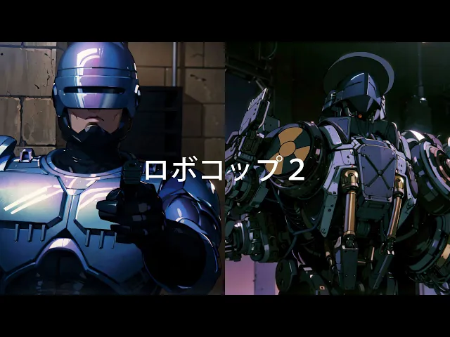 Robocop 2 as a Japanese Anime