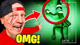 7 YouTubers Who CAUGHT Elf On The Shelf MOVING ON CAMERA! (Unspeakable, MrBeast & Preston)