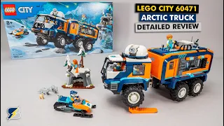 LEGO City 60471 Arctic Explorer Science Lab Truck detailed building review