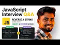 Reverse a String JS Interview Questions