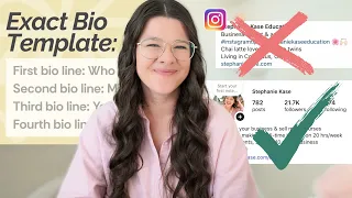Exact Instagram Bio Template for Business Owners