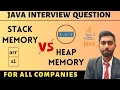 Top Java Interview Question Stack Memory And Heap Memory In Java Interview Questions
